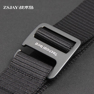 尼龙腰带男帆布皮带挂钩 高端战术鸟藏宝图 轻量化铝合金扣