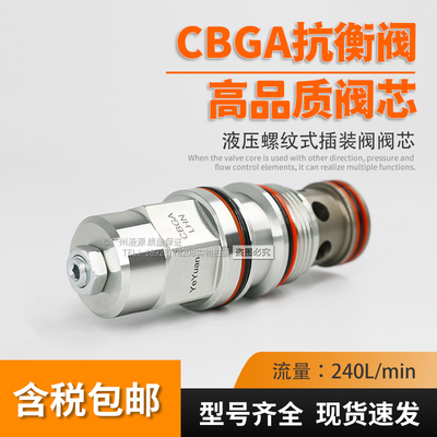 螺纹插装平衡阀替代SUN抗衡阀CBGA/CBEA/CBCG/CBGG/LHN LJN 现货