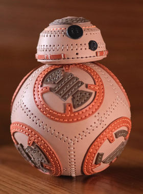 星战机器人BB-8/Cubi饭盒包/单肩包/企鹅背包-手工皮具PDF图纸