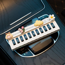 牌移车牌女士专用钢琴创意高级感 车内电话显示器临时停车挪车号码