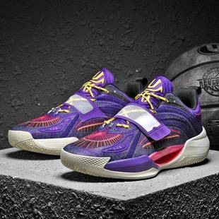 欧文一代篮球鞋儿童小码实战夜光球鞋摩擦有声音青少年超轻运动鞋