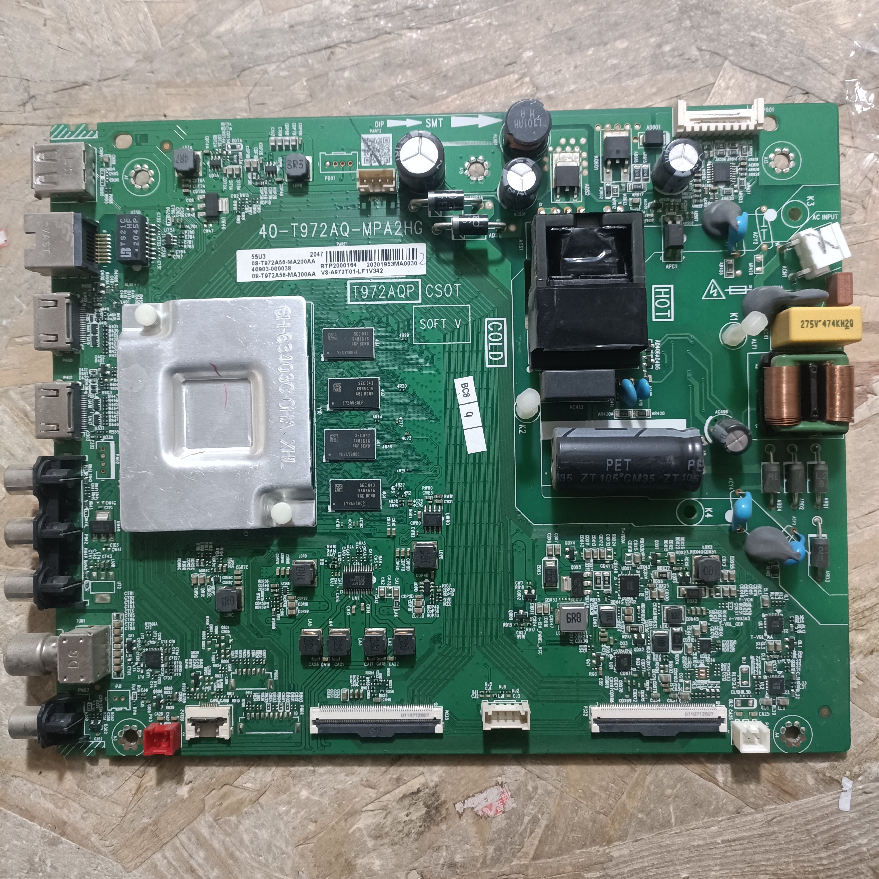 原装乐华55U3主板40-T972AQ-MPA2HG屏LVU550NDEL CS9W47