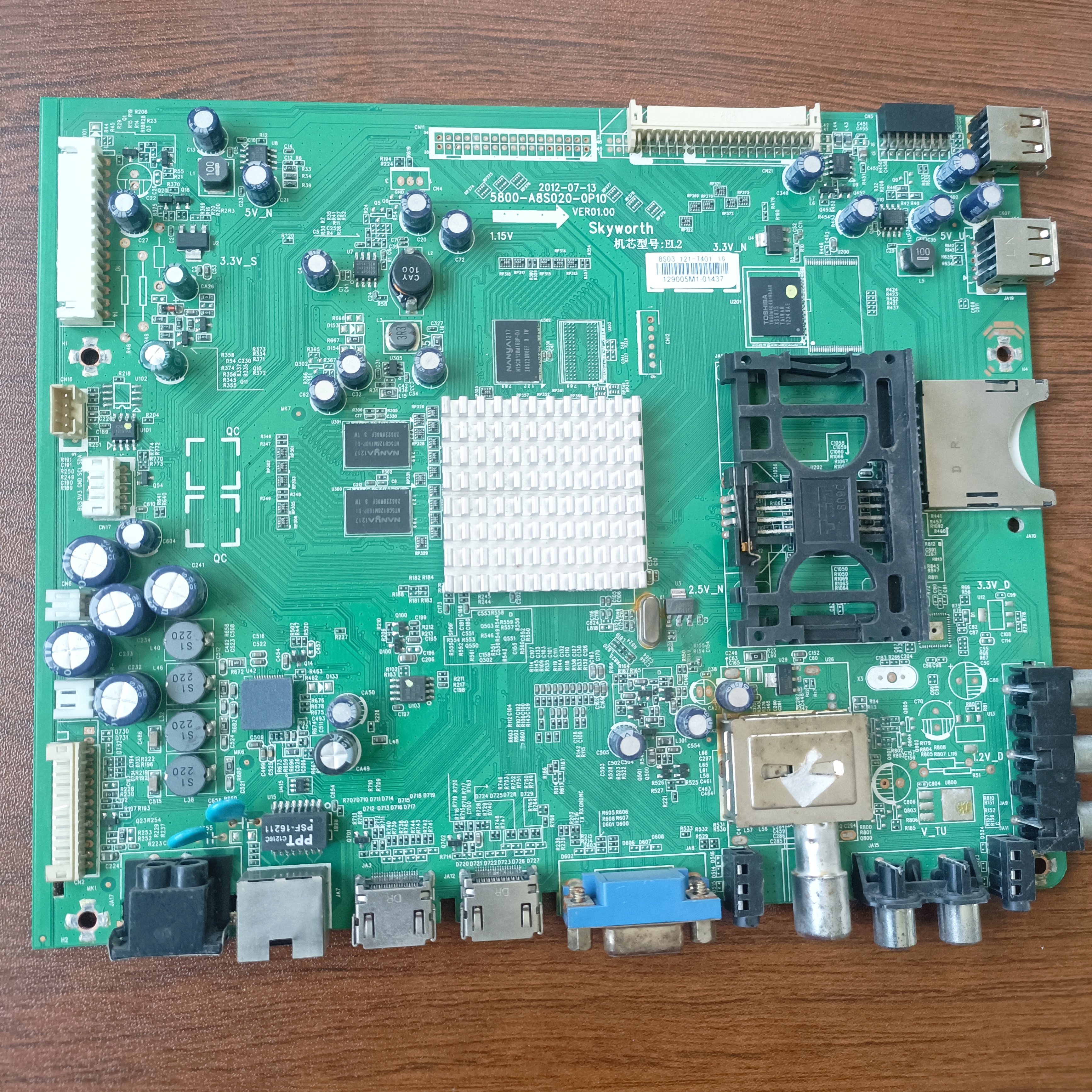 原装创维55E600Y主板5800-A8S010-0P10屏LC550EUN(SF)(F1)