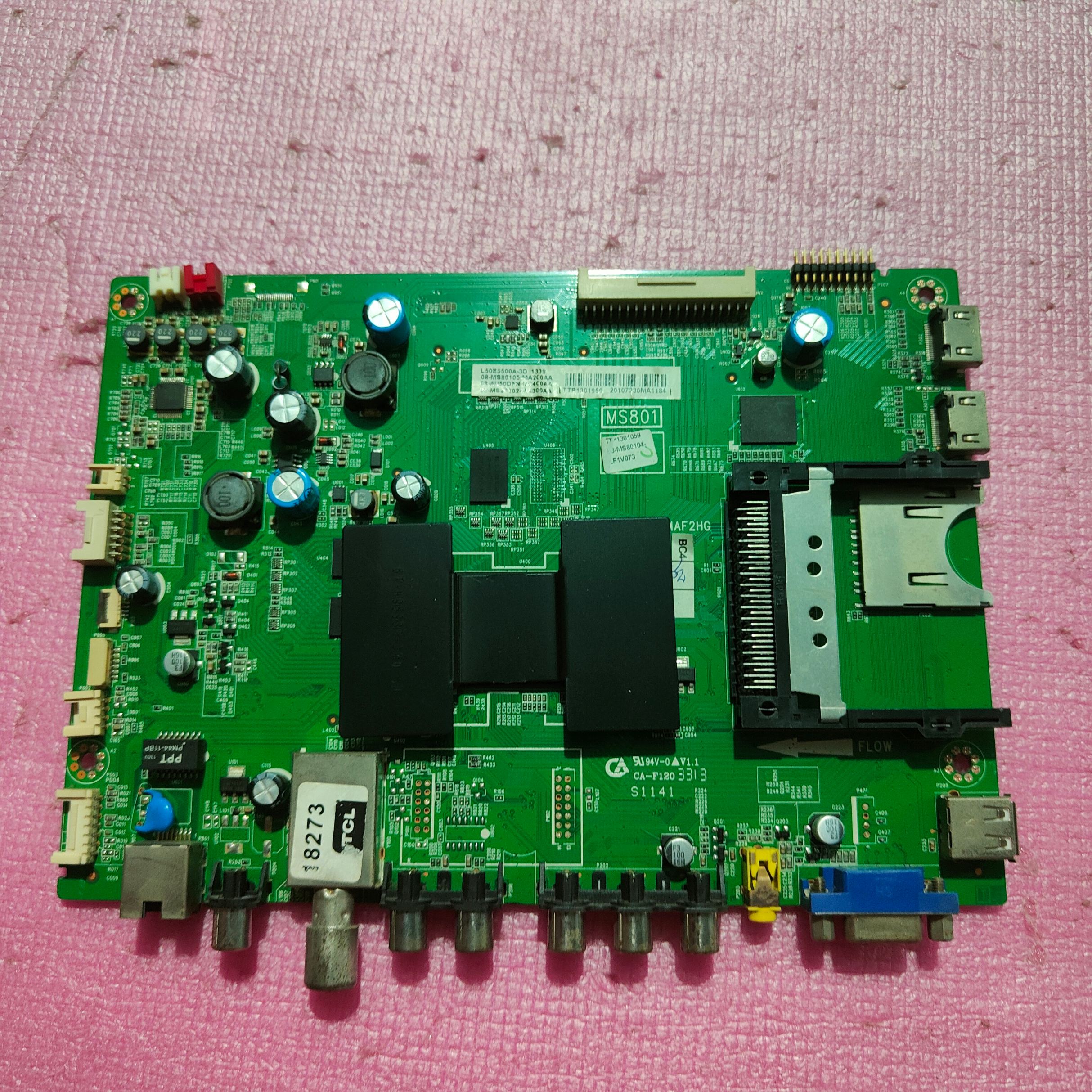 原装 TCL L50E5500A-3D主板40-1MS801-MAF2HG屏LVF500SE4L AD9W00
