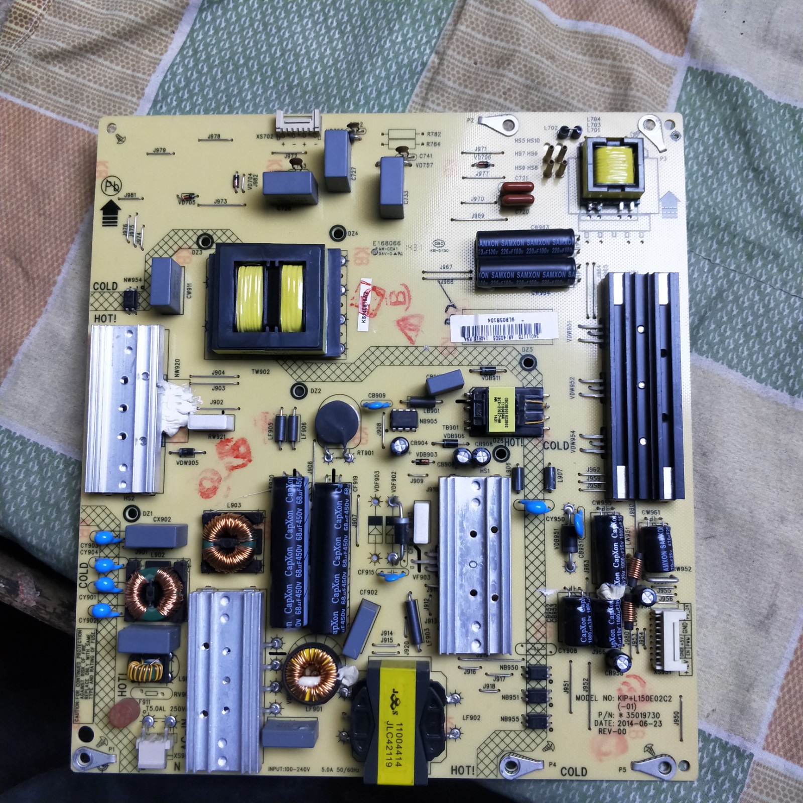 原装 康佳 LED50M1600B LED49K70A电源板34011175 35019730实图