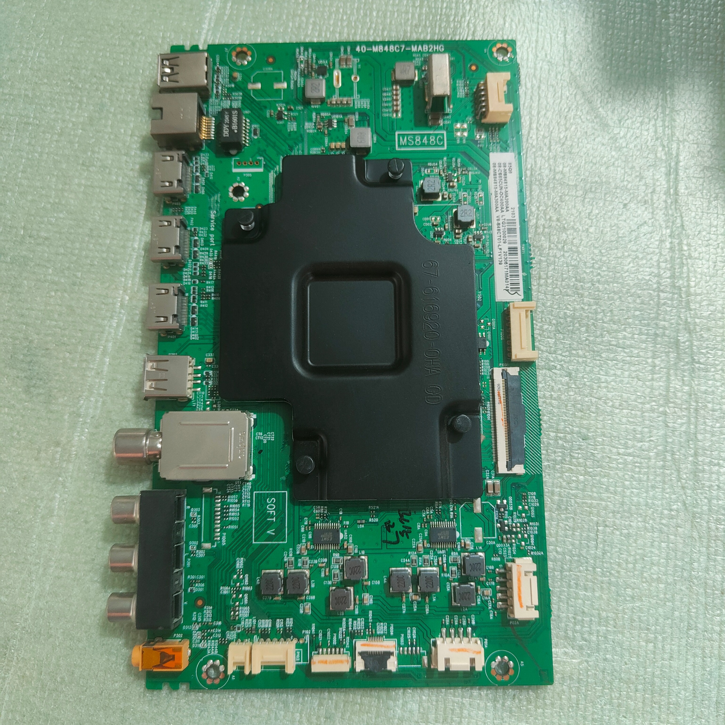 原装TCL 85X6C 85Q6主板40-M848C7-MAB2HG配屏LVU850NDEL CD9W01