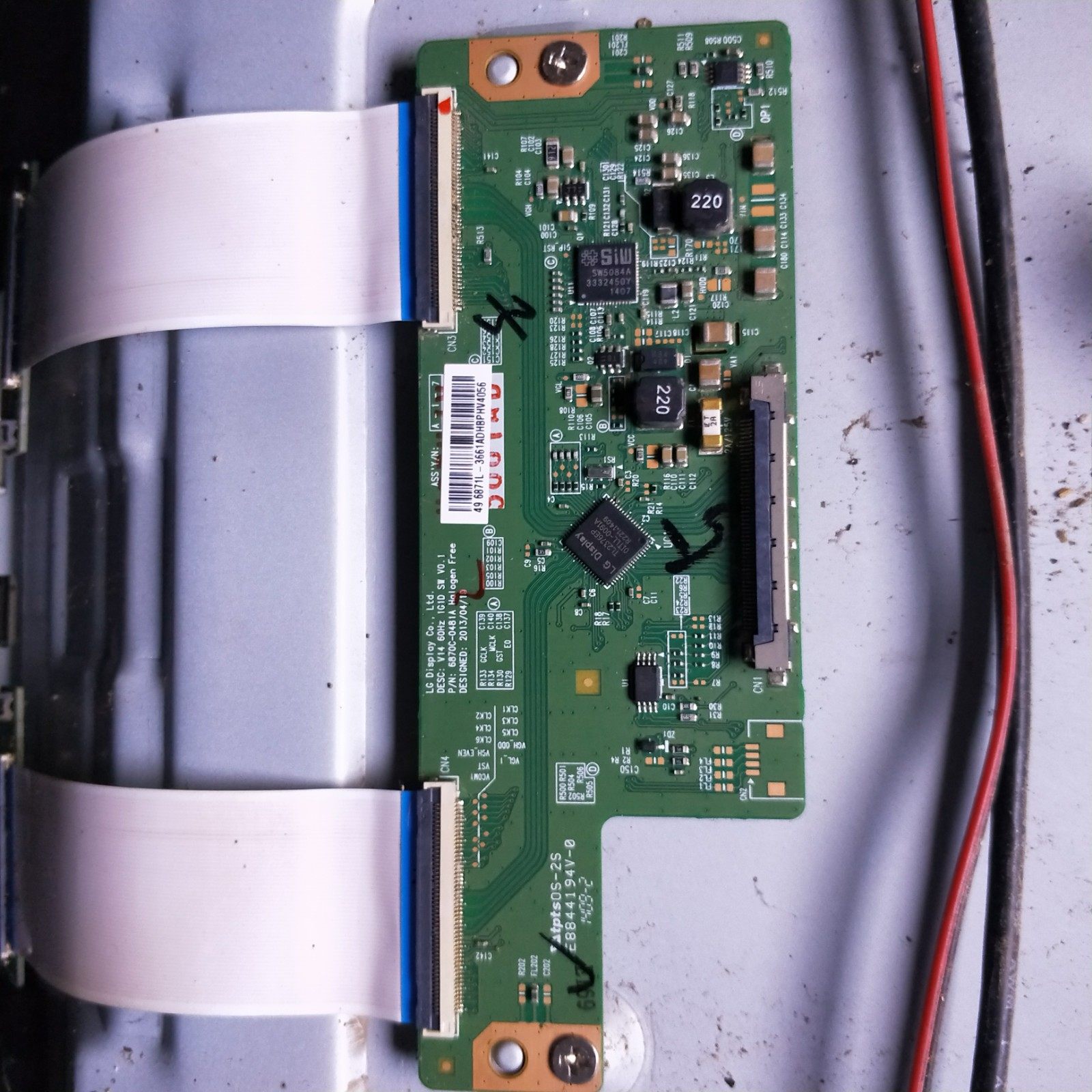 原装 创维49e360e 49e362w 49e5dhr逻辑板6870c-0481a 实图