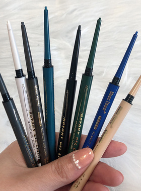 musicflower眼线胶笔防水眼睑下至卧蚕极细白肤色眼线 不晕染持久