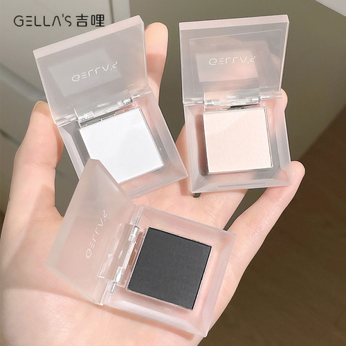 超白哑光眼影高光gellas提亮眼头