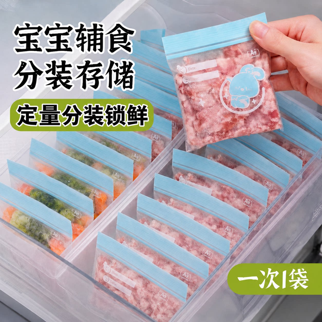 肉丝冷冻适用保鲜袋好品质加厚