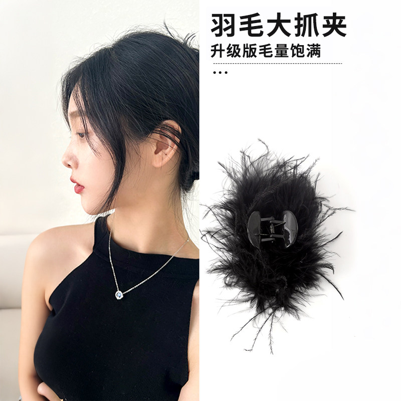 抓夹固定神器蝴蝶结发夹女后脑勺