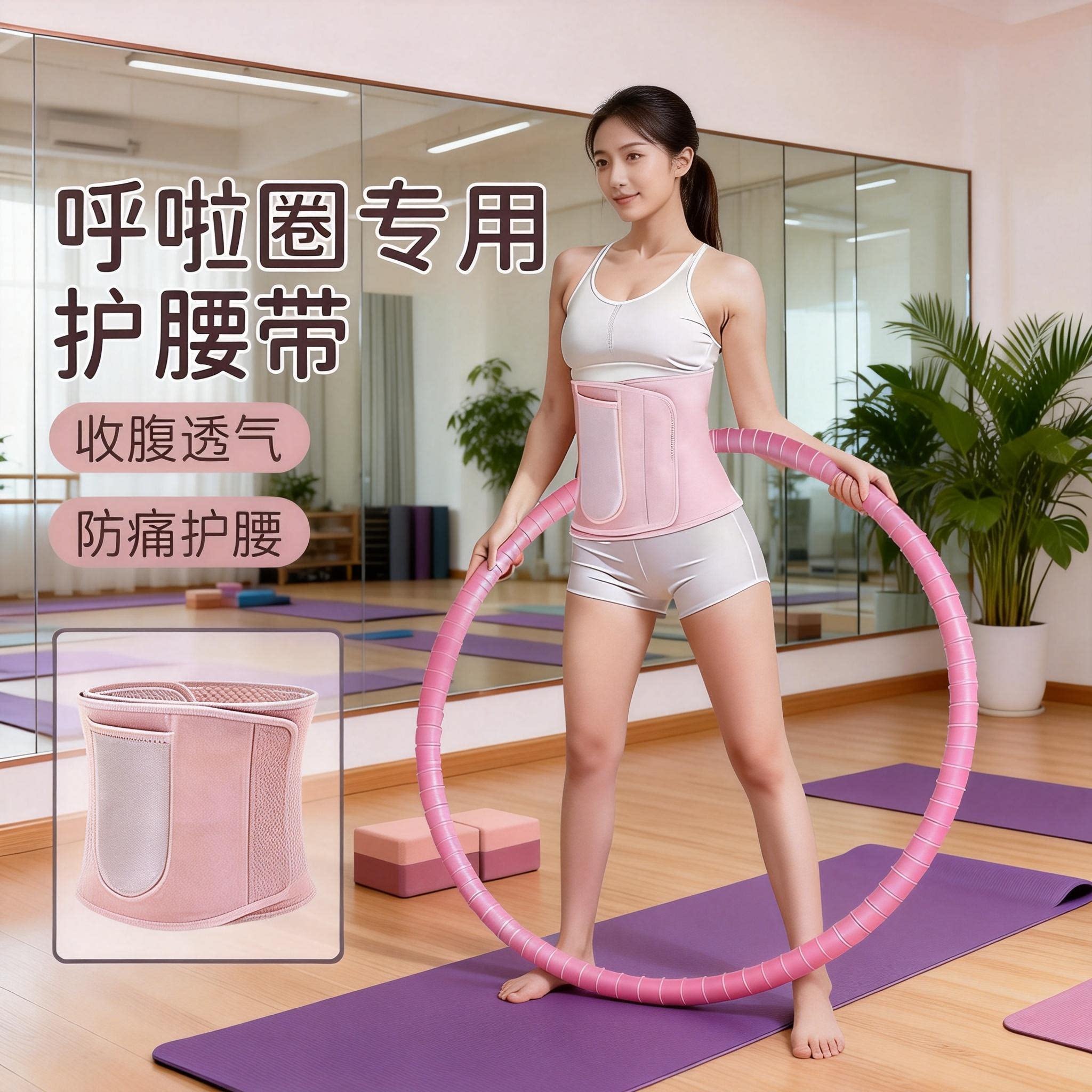 新款暴汗束腰带健身腰带