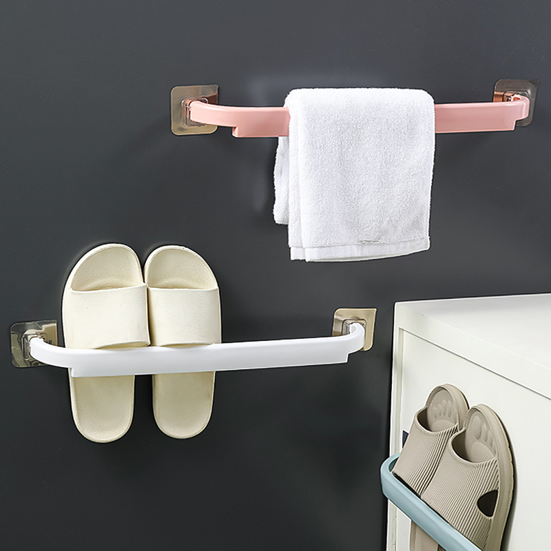 拖鞋架浴室免打孔卫生间入户门口防盗门壁挂式沥水挂式洗澡间架子高性价比高么？