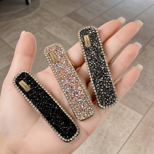 韩国水钻发夹女侧边刘海碎发