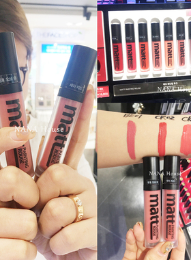 韩国missha谜尚MATT哑光雾面多色持久唇釉唇彩cr02say cheese包邮