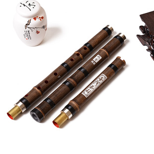 洞箫三节萧牧童精制专业紫竹箫初学练习演奏8孔G/F调民族吹奏乐器