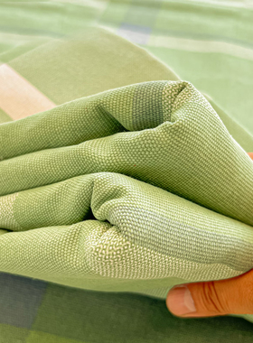 加宽加厚老粗布床单单件亚麻棉麻单子学生宿舍被单双人三件套炕单