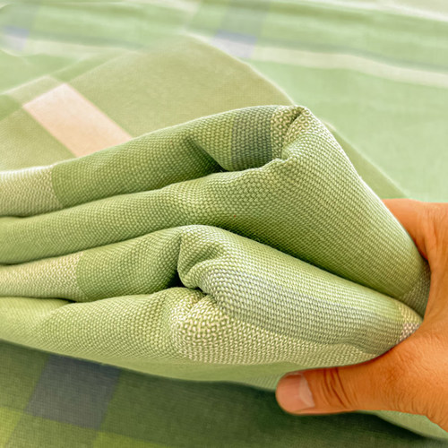 加厚老粗布床单单件双人三件套