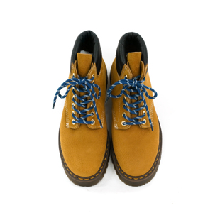 枯骨秋冬保暖透气真皮固特异厚底马丁靴短靴情侣款休闲时尚大黄靴