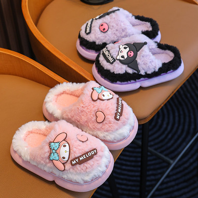 女童棉拖鞋三丽鸥亲子宝宝家居冬