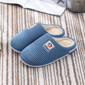 情侣居家木地板防滑男士 Paul Frank 秋冬季 大嘴猴家居棉拖鞋 室内