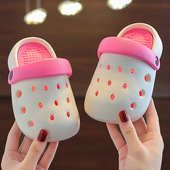 沙滩鞋 2026新款 踩屎感防滑外穿加厚小孩儿童洞洞鞋 男童凉拖鞋 夏季