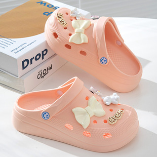 增高情侣家居户外男夏厚底撞色凉拖鞋 防滑软底 女双带情侣外穿凉鞋