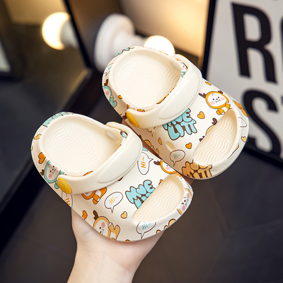 儿童拖鞋男孩厚底防滑浴室洗澡软