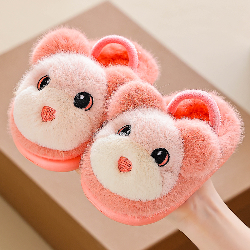 宝宝棉拖鞋小童可爱卡通亲子室内