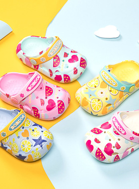 Bobdog/巴布豆2026夏季儿童凉拖鞋印花防滑洞洞鞋EVA轻便透气舒适