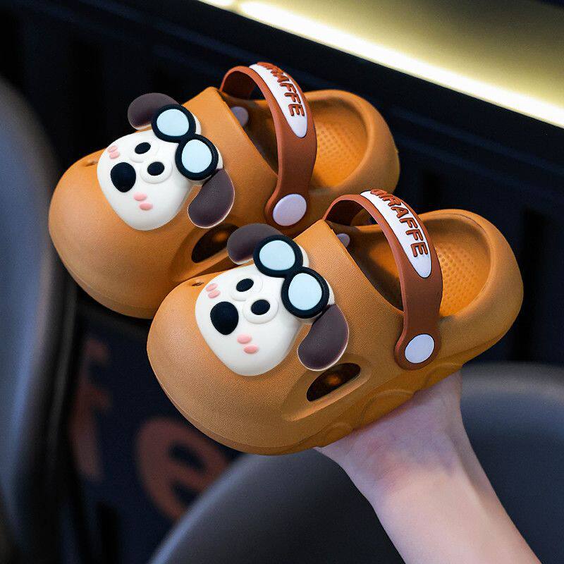 宝宝洞洞鞋2026新款男童女童软底防滑沙滩鞋1-3岁2婴儿包头凉拖鞋