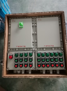 定制防爆风机控制箱综合磁力启动器1-10回路BQC-10防爆磁力启动器