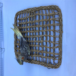 天然植物编制鹦鹉攀爬玩具鹦鹉啃咬玩具玄凤爬攀爬梯鸟笼虎皮玩具