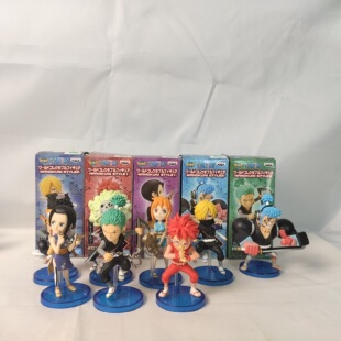 海贼王 wcf 忍者扉页 草帽海贼团 路飞 索隆 弗兰奇 正版手办模型