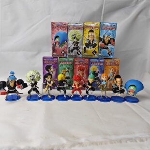 海贼王 wcf 忍者扉页 草帽海贼团 路飞 弗兰奇 乔巴 正版手办模型