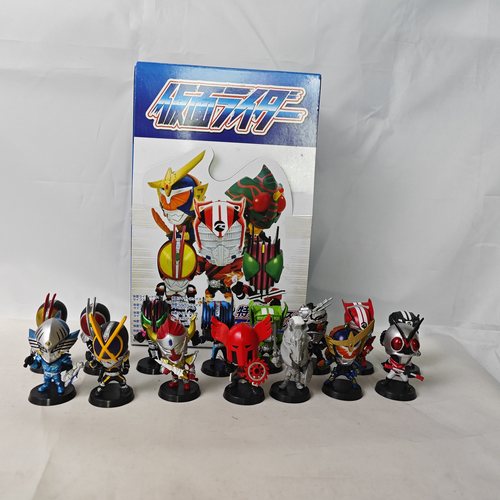 假面骑士 mini 迷你大头 555 铠武 faiz drive 魔进 正版手办模型