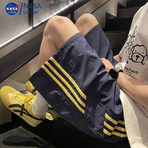 冰丝短裤夏季男士宽松运动裤速干舒适短裤百搭薄款五分沙滩休闲裤