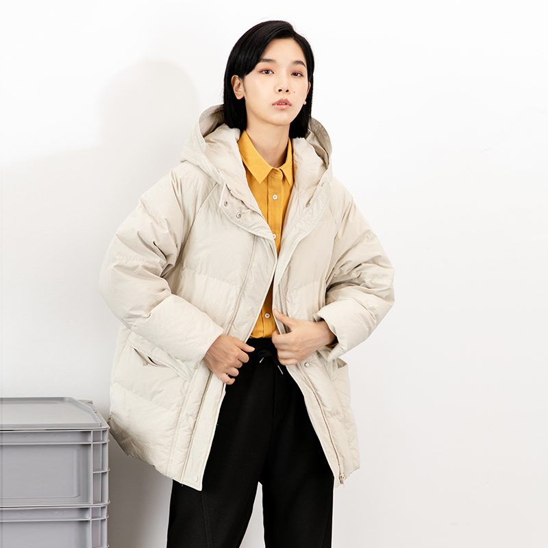 羽绒服女冬季新款90白鸭绒