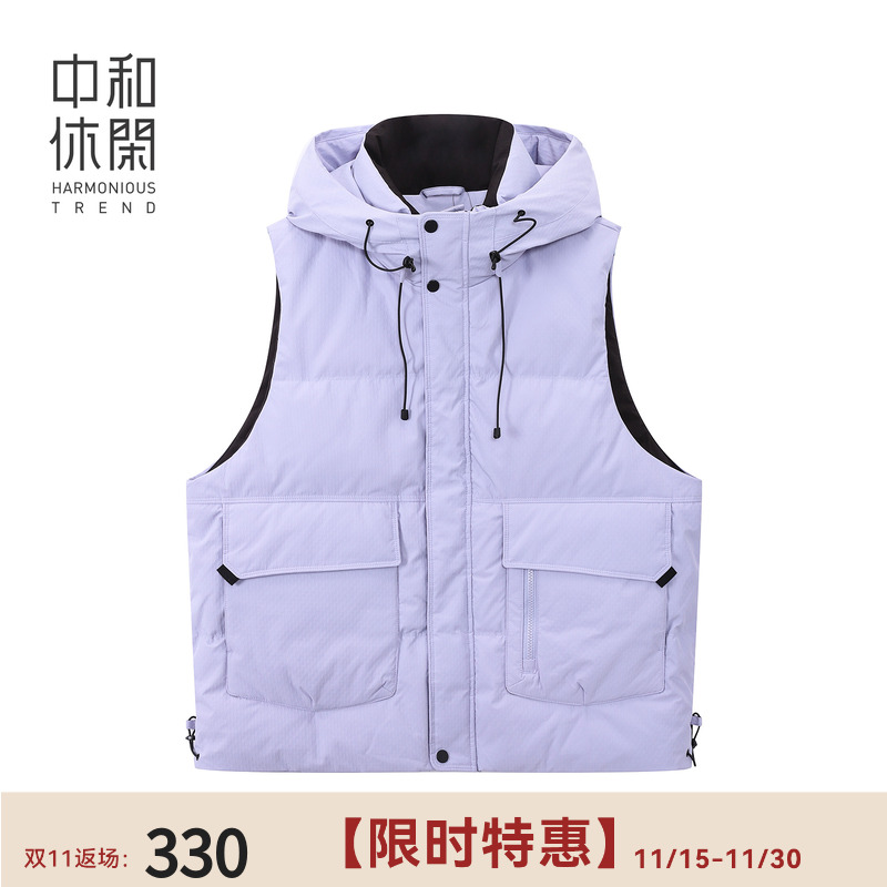 男装羽绒马甲25冬新款潮流