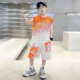 学生训练班服 中大童定制棉质背心夏装 儿童篮球服男童夏季 运动套装