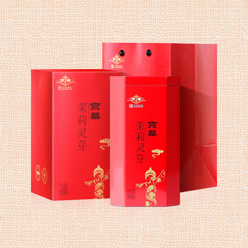 京华茶叶茉莉灵芽花茶2022年新茶特级浓香型礼盒装100g官方旗舰店属于什么档次？