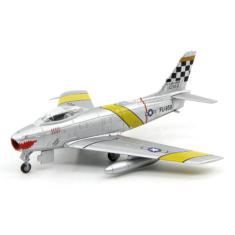 ATLAS美国空军F-86F佩刀战斗机FU-958北美航空F86成品模型1/100-封面