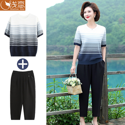 常规妈夏装洋妈夏装洋气冰