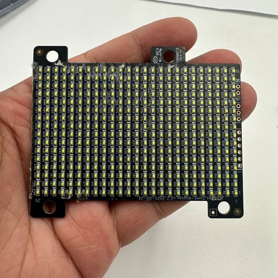 拆机16×25静态LED显示矩阵 25路ICN2037 研究价