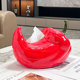 红辣椒造型陶瓷抽纸盒可爱创意家用客厅茶几卧室办公室装 饰纸巾盒
