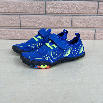 外贸夏季儿童涉水沙滩鞋男女童防滑速干透气运动鞋户外溯溪游泳鞋
