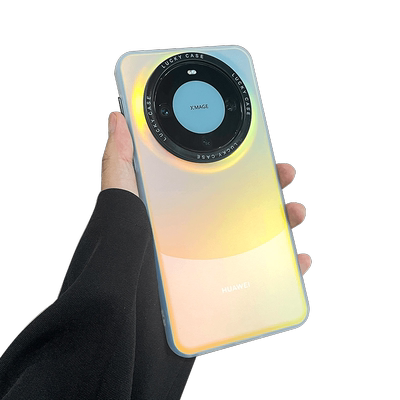 适用华为mate60系列镭射手机壳