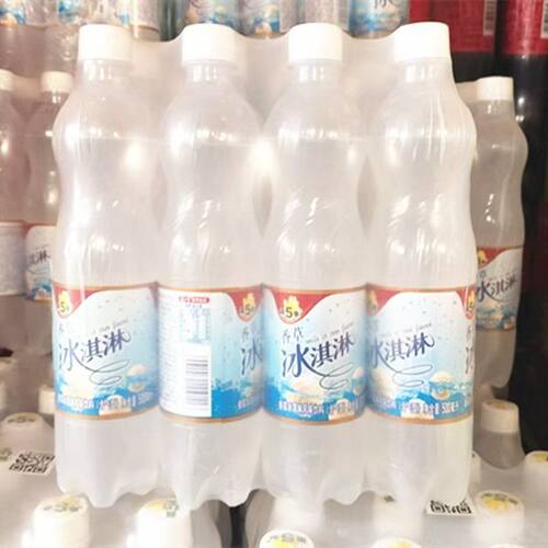 第五季香草冰淇淋风味饮料含气汽水果汁500g每瓶汽水饮品聚会饮料