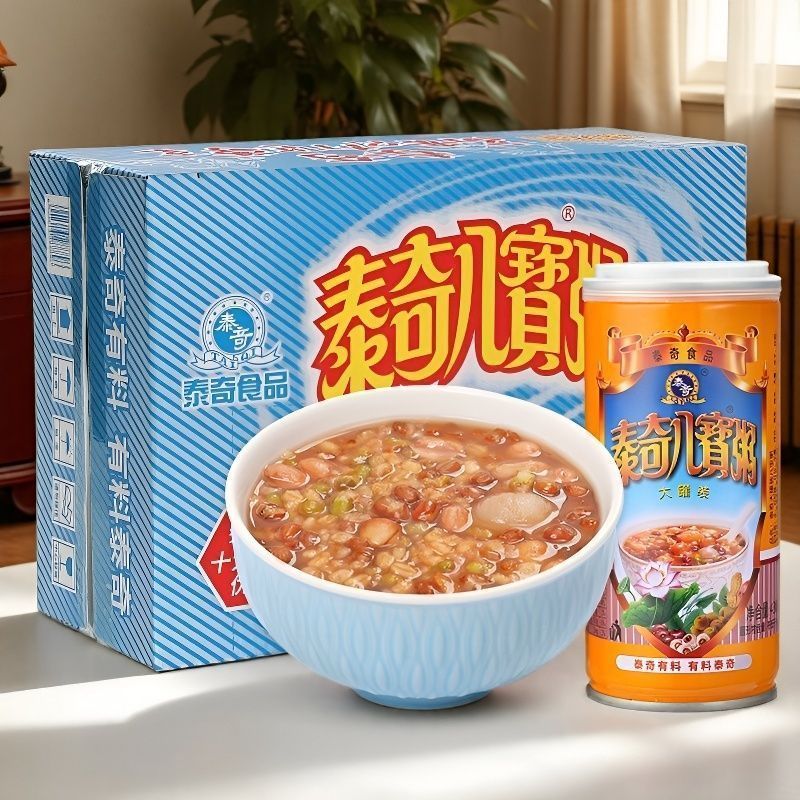 泰奇八宝粥大罐装430g*24罐早餐即时粥送礼礼盒装速食粥食品美食