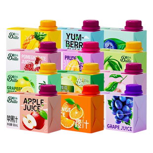稼乐碧林小果汁饮100ml浓缩果汁橙汁蓝莓汁杨梅蜜桃菠萝汁混合装